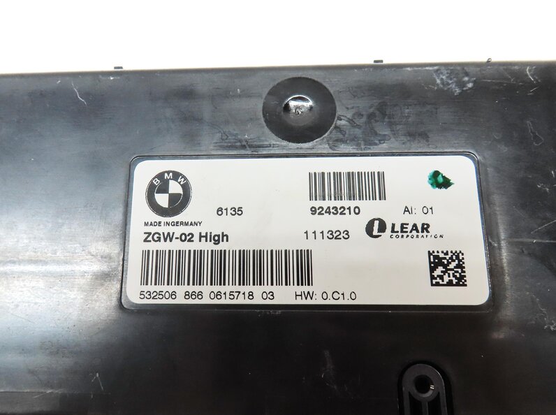 Thumbnail 4: 2011-2019 BMW 5 6 7 SERIES (F01 F06 F07 F10 F12) CENTRAL GATEWAY CONTROL MODULE