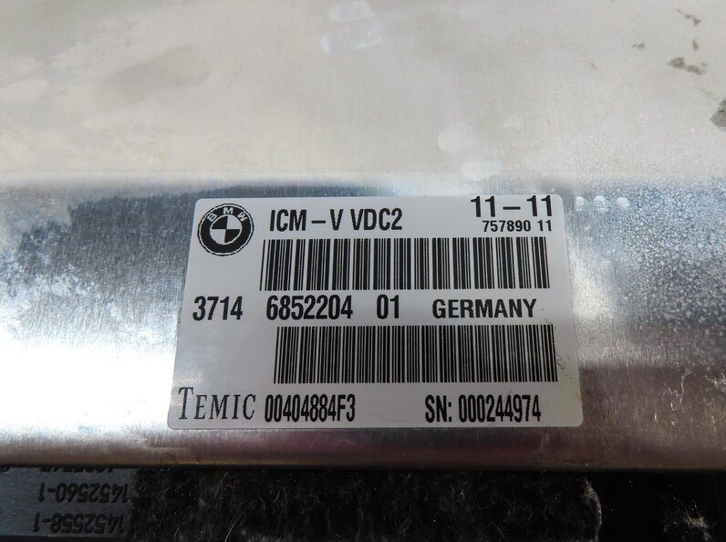 Thumbnail 4: 2010-2015 BMW 528i 535i 550i 740i 750i (F01 F10) VDC SUSPENSION CONTROL MODULE