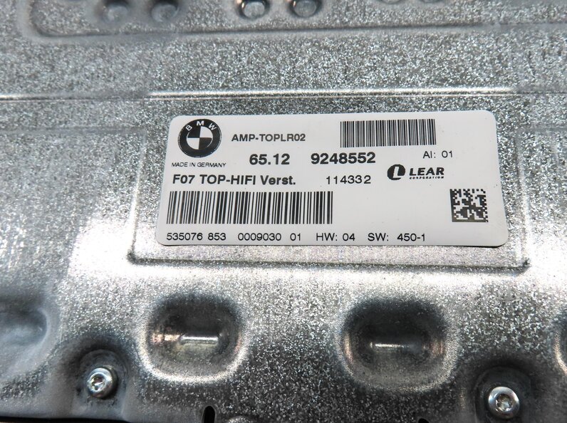 Thumbnail 5: 10-15 BMW 535iGT 740i 750i X3 (F01 F02 F04 F07 F25) DSP HiFi AUDIO AMP AMPLIFIER