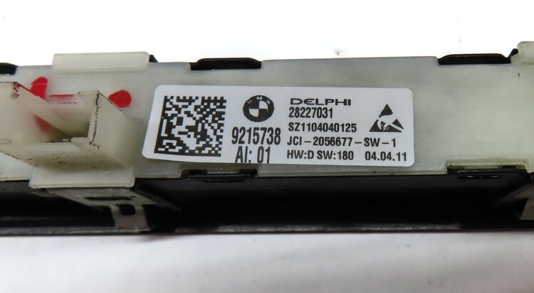 Thumbnail 6: 09-15 BMW 740i 750i 760i B7 (F01) LEFT DRIVER MEMORY SEAT POSITION SWITCH BUTTON