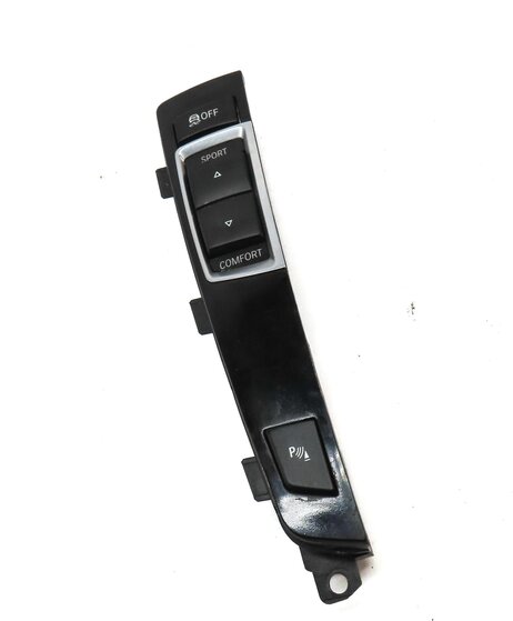 Thumbnail 3: 2012 BMW 750i (F01) TRACTION CONTROL SWITCH BUTTON PANEL 61319201483
