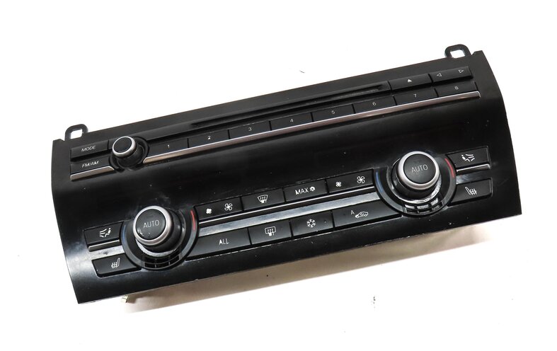 Thumbnail 3: 09-13 BMW 535iGT 550GT (F01 F02 F04 F07) FRONT TEMPERATURE CLIMATE CONTROL PANEL