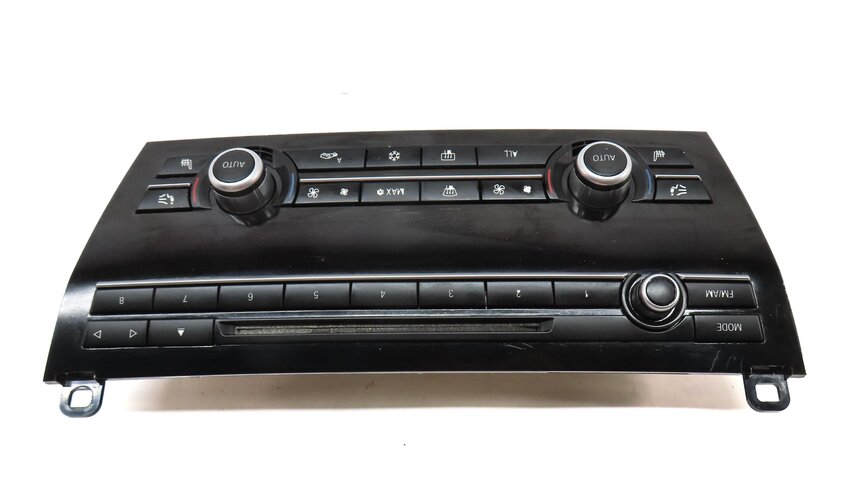 Thumbnail 4: 09-13 BMW 535iGT 550GT (F01 F02 F04 F07) FRONT TEMPERATURE CLIMATE CONTROL PANEL