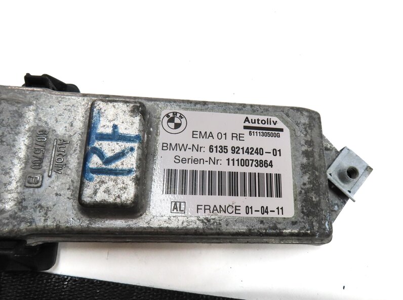 Thumbnail 5: 2009-2012 BMW 740i 750i 760i B7 (F01) RIGHT PASSENGER SEATBELT RETRACTOR (BLACK)