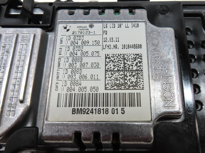 Thumbnail 7: 2009-2012 BMW 740i 750i 760i (F01) GPS NAVIGATION INFO DISPLAY SCREEN (10.25")