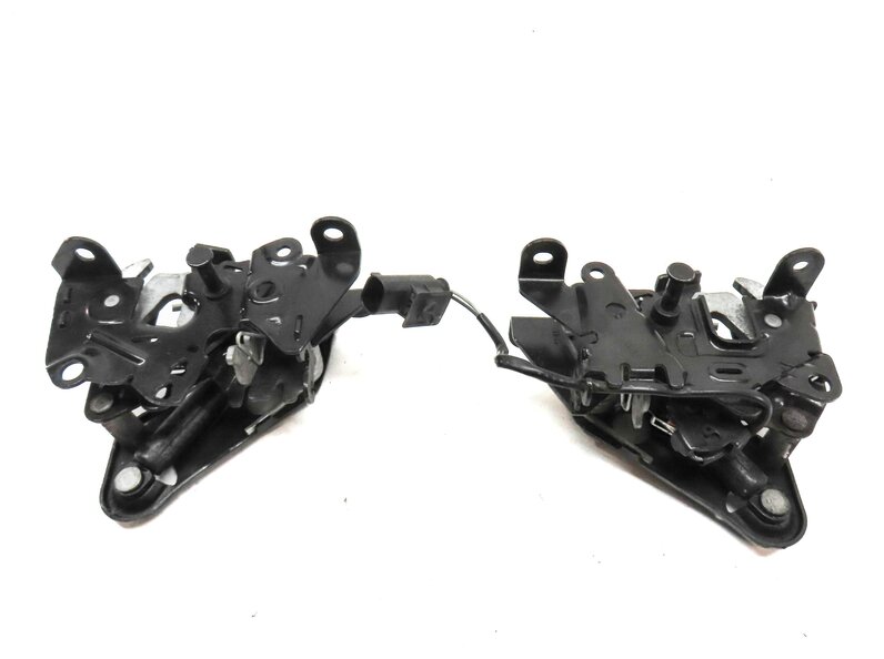 Thumbnail 4: 2012 BMW 750i (F01) FRONT HOOD LEFT & RIGHT ELECTRIC LATCH SET 2 7206453 7183762