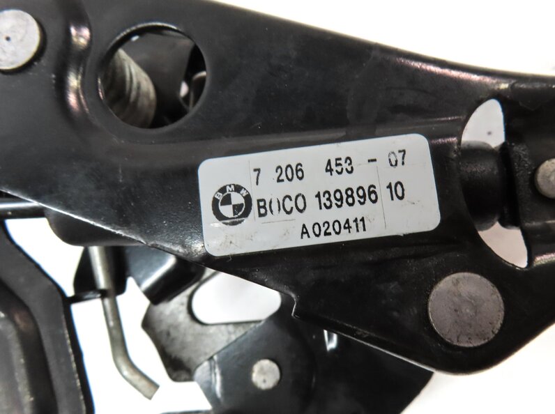 Thumbnail 7: 2012 BMW 750i (F01) FRONT HOOD LEFT & RIGHT ELECTRIC LATCH SET 2 7206453 7183762