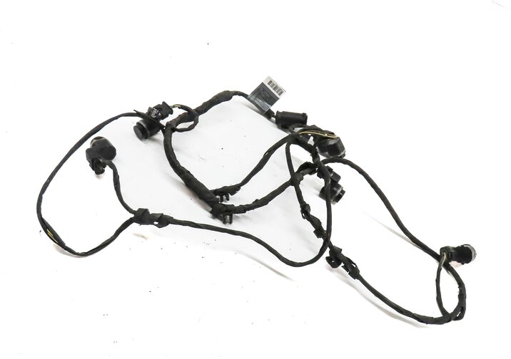2012 BMW 750i (F01) FRONT PARK ASSIST PDC SENSOR SET4 (BLACK) w/ WIRING HARNESS