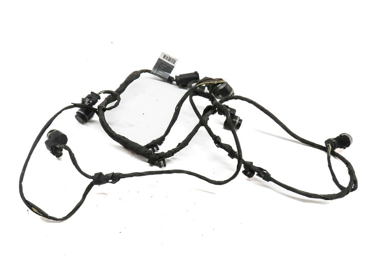 Thumbnail 2: 2012 BMW 750i (F01) FRONT PARK ASSIST PDC SENSOR SET4 (BLACK) w/ WIRING HARNESS