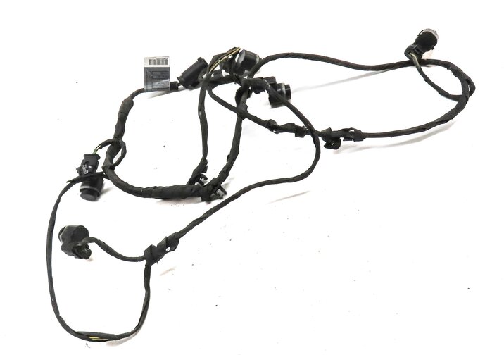 Thumbnail 3: 2012 BMW 750i (F01) FRONT PARK ASSIST PDC SENSOR SET4 (BLACK) w/ WIRING HARNESS