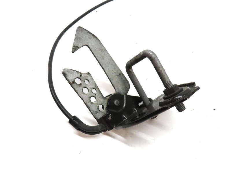 Thumbnail 11: 2012 BMW 750i (F01) HOOD LEFT & RIGHT SAFETY CATCH HOOK w/ RELEASE LEVER & CABLE