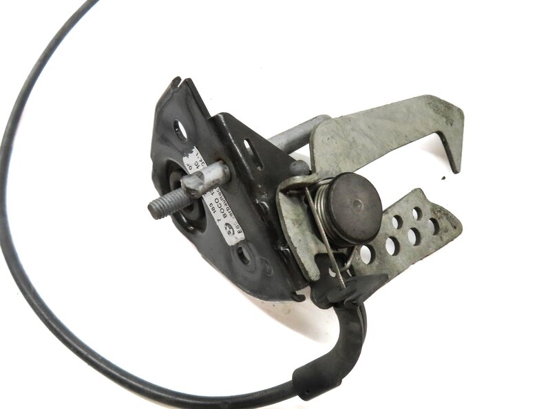 Thumbnail 12: 2012 BMW 750i (F01) HOOD LEFT & RIGHT SAFETY CATCH HOOK w/ RELEASE LEVER & CABLE