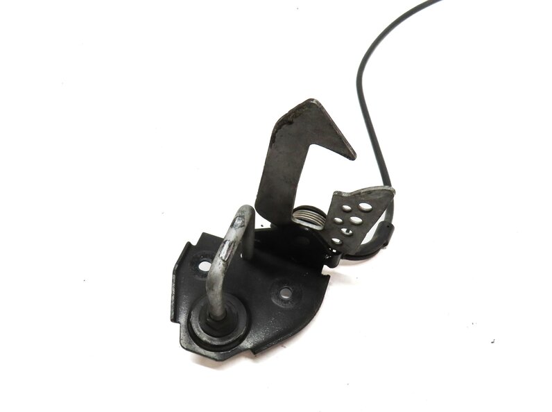 Thumbnail 5: 2012 BMW 750i (F01) HOOD LEFT & RIGHT SAFETY CATCH HOOK w/ RELEASE LEVER & CABLE
