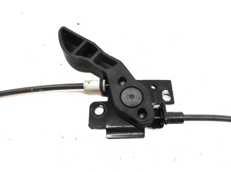 Thumbnail 8: 2012 BMW 750i (F01) HOOD LEFT & RIGHT SAFETY CATCH HOOK w/ RELEASE LEVER & CABLE