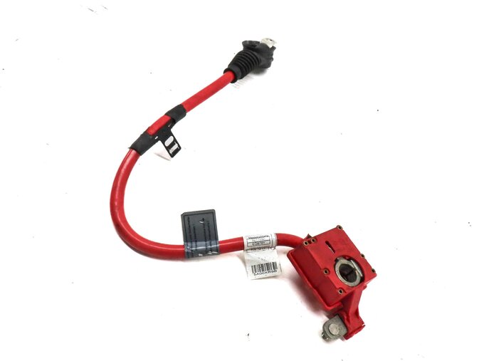 2012 BMW 750i (F01) POSITIVE BATTERY CABLE w/ SAFETY BLOWOUT FUSE 61129217033
