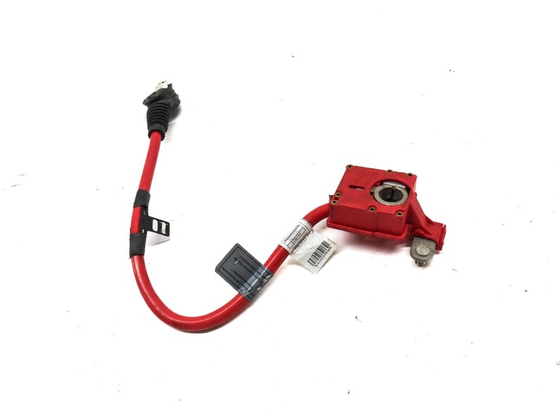 Thumbnail 3: 2012 BMW 750i (F01) POSITIVE BATTERY CABLE w/ SAFETY BLOWOUT FUSE 61129217033