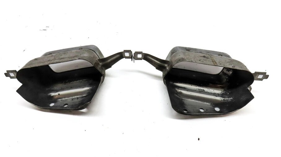 Thumbnail 7: 09-12 BMW 750i (F01) 4.4L N63 ENGINE REAR LEFT & RIGHT EXHAUST MUFFLER TIP SET-2