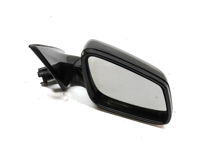 2009-2012 BMW 740i 750i 760i (F01) RIGHT P-FOLD DIM HEAT MEM DOOR MIRROR (BLACK)