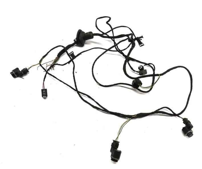 2012 BMW 750i F01 REAR PARK ASSIST PDC SENSOR SET4 (BLACK) & WIRE WIRING HARNESS