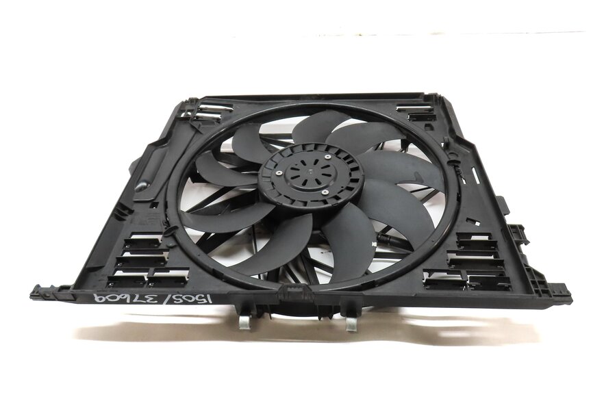 Thumbnail 4: 10-18 BMW 550i 550iGT 650i 750i (F01 F06 F10) 850w RADIATOR COOLING FAN & SHROUD