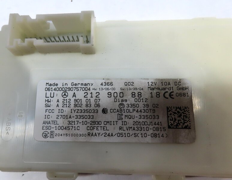 Thumbnail 4: 13-20 MERCEDES B CLA E GL GLA GLE GLS S CLS SLK W212 W166 X166 KEYLESS GO MODULE