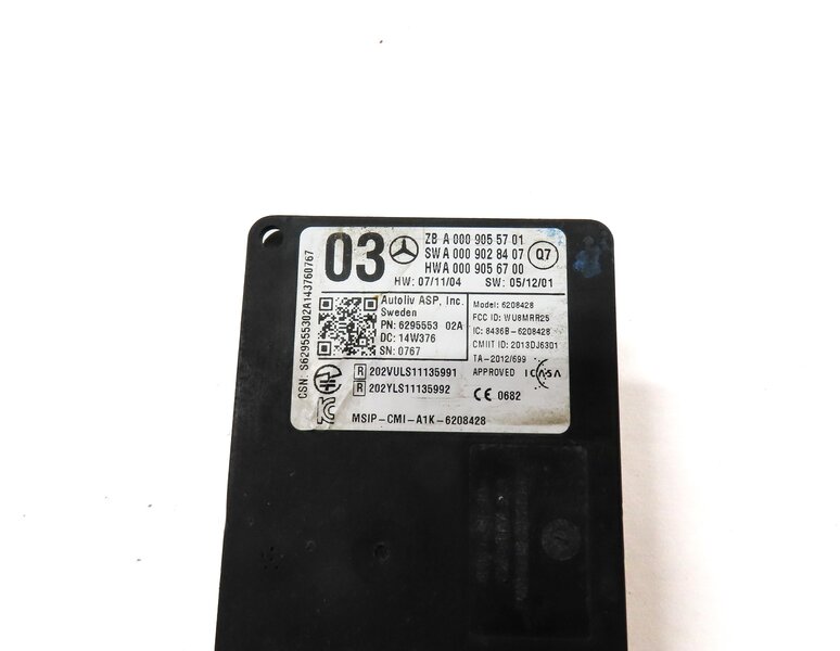 Thumbnail 4: 2015 MERCEDES ML63 AMG (W166) BLIND SPOT RADAR DISTANCE SENSOR MODULE 0009055701