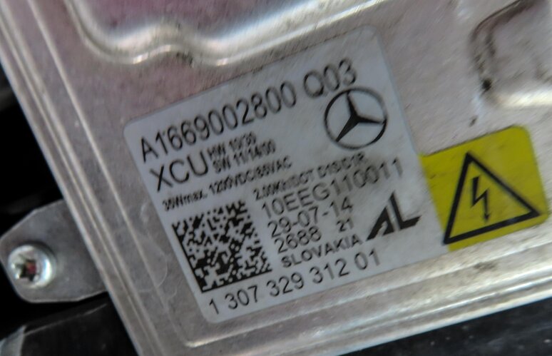 Thumbnail 7: 2012-2015 MERCEDES ML250 ML350 ML400 ML550 ML63 (W166) LEFT XENON HID HEADLIGHT