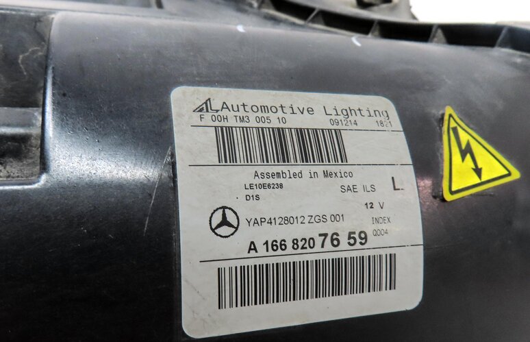Thumbnail 8: 2012-2015 MERCEDES ML250 ML350 ML400 ML550 ML63 (W166) LEFT XENON HID HEADLIGHT