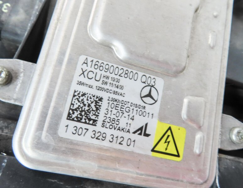 Thumbnail 7: 2012-2015 MERCEDES ML250 ML350 ML400 ML550 ML63 (W166) RIGHT XENON HID HEADLIGHT