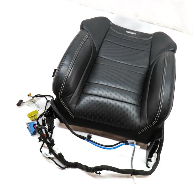 2015 ML63 AMG W166 FRONT RIGHT UPPER SPORT SEAT CUSHION HEAT COOL MASSAGE BLACK