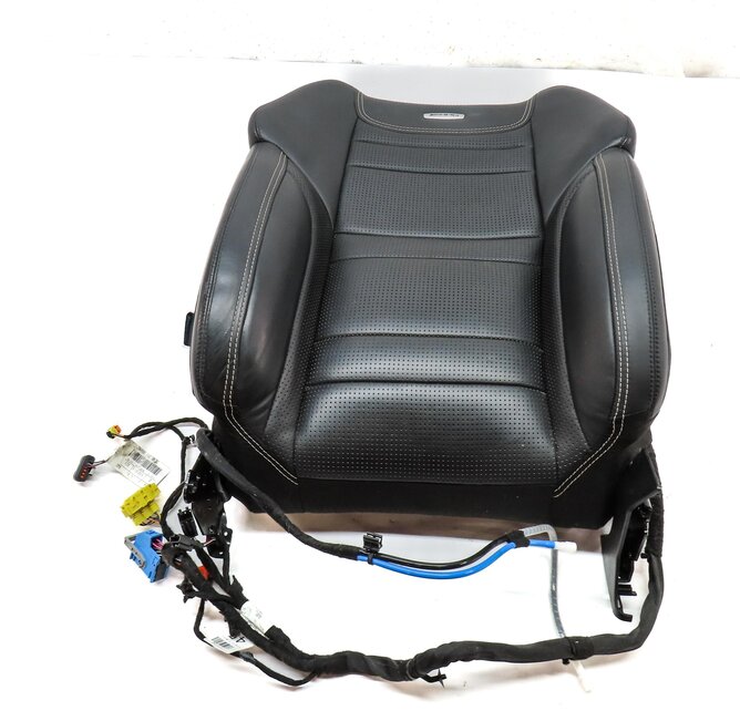 Thumbnail 2: 2015 ML63 AMG W166 FRONT RIGHT UPPER SPORT SEAT CUSHION HEAT COOL MASSAGE BLACK