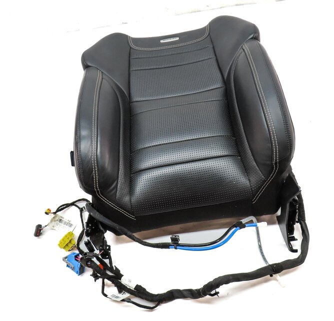 Thumbnail 3: 2015 ML63 AMG W166 FRONT RIGHT UPPER SPORT SEAT CUSHION HEAT COOL MASSAGE BLACK