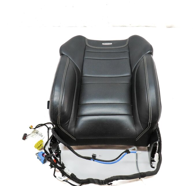 Thumbnail 4: 2015 ML63 AMG W166 FRONT RIGHT UPPER SPORT SEAT CUSHION HEAT COOL MASSAGE BLACK