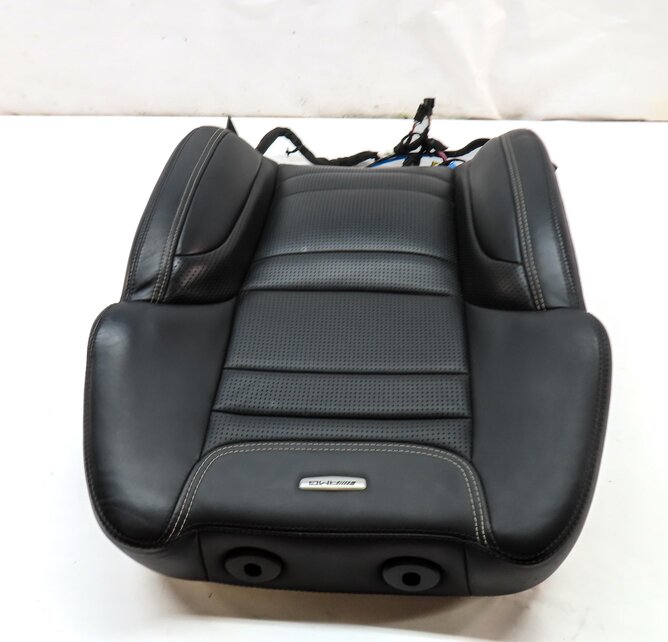 Thumbnail 5: 2015 ML63 AMG W166 FRONT RIGHT UPPER SPORT SEAT CUSHION HEAT COOL MASSAGE BLACK