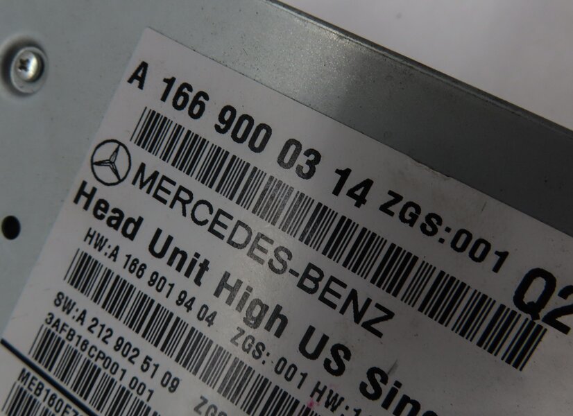 Thumbnail 8: 15-16 MERCEDES GL350 GL450 GL550 ML350 (X166) RADIO STEREO NAVIGATION RECEIVER