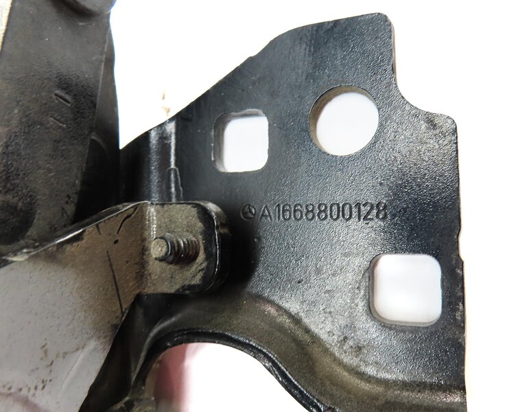 Thumbnail 6: 2012-2019 MERCEDES GL ML CLASS (W166 X166) FRONT HOOD HINGE SET (BLACK 040U)