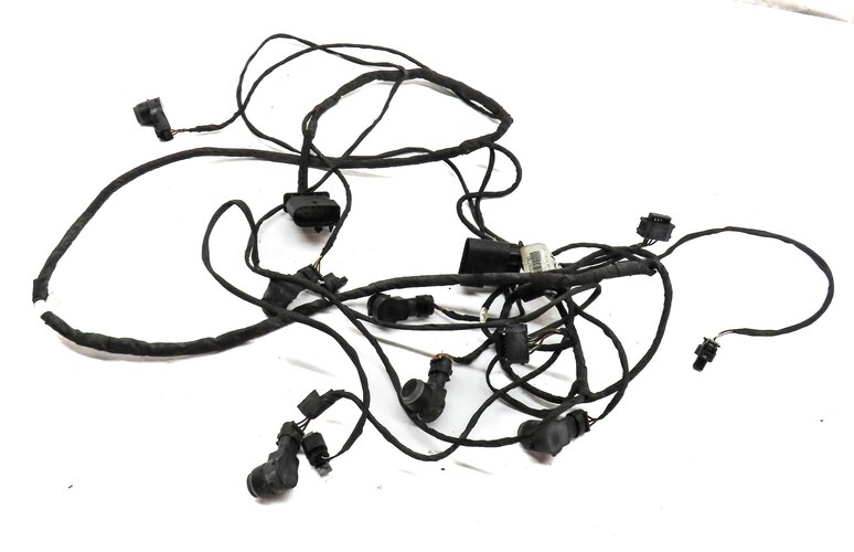 2015 MERCEDES ML63 AMG W166 FRONT PARK ASSIST PDC SENSOR SET4 (BLACK) w/ HARNESS