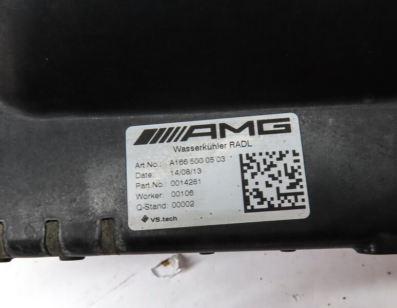 Thumbnail 7: 2015 MERCEDES ML63 (W166) 5.5L AMG ENGINE AUTO AUXILIARY INTERCOOLER RADIATOR