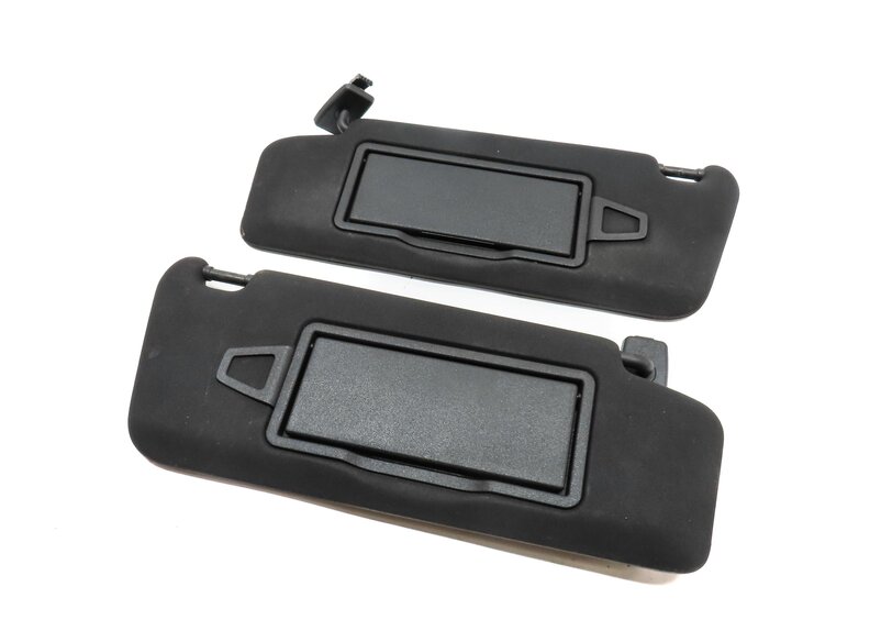 2008-2014 MERCEDES BENZ C-CLASS (W204) FRONT LEFT & RIGHT SUNVISOR SET (BLACK)