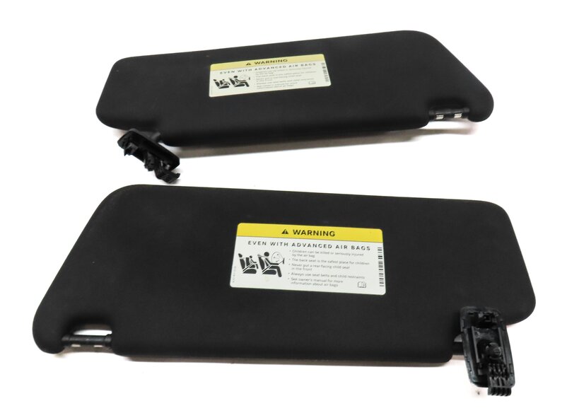 Thumbnail 5: 2008-2014 MERCEDES BENZ C-CLASS (W204) FRONT LEFT & RIGHT SUNVISOR SET (BLACK)