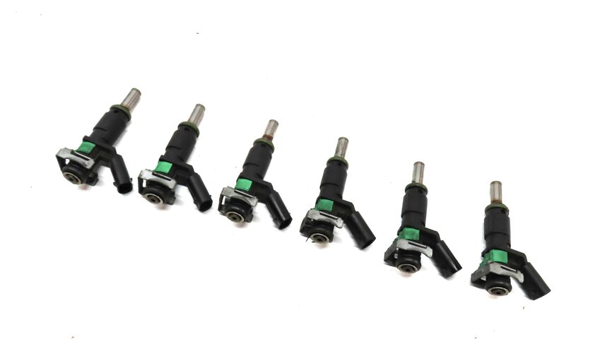 10-13 MERCEDES C300 C350 E350 GLK S400 (W204 W211 W221 X204) FUEL INJECTOR SET 6