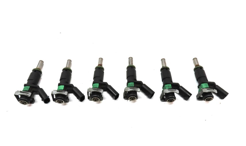 Thumbnail 2: 10-13 MERCEDES C300 C350 E350 GLK S400 (W204 W211 W221 X204) FUEL INJECTOR SET 6