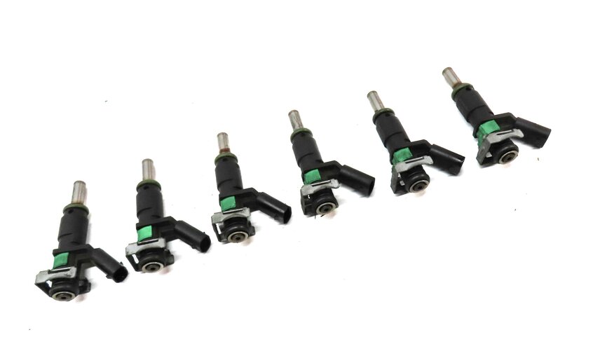 Thumbnail 3: 10-13 MERCEDES C300 C350 E350 GLK S400 (W204 W211 W221 X204) FUEL INJECTOR SET 6