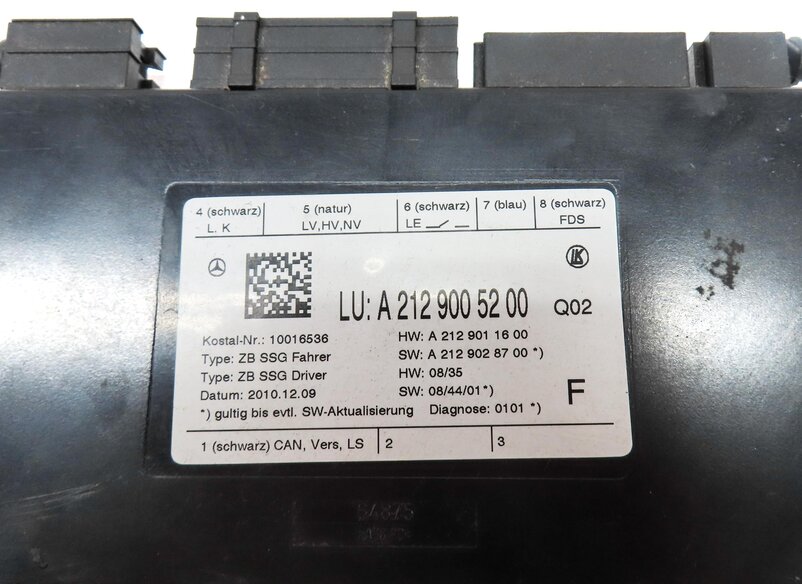 Thumbnail 4: 2011 MERCEDES C CLASS (W204) FRONT LEFT DRIVER SEAT CONTROL MODULE 2129005200