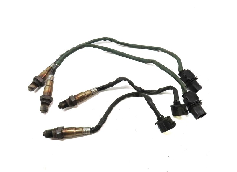 Thumbnail 2: 2011 MERCEDES C CLASS W204 3.0L M272 ENGINE PRE & POST CAT O2 OXYGEN SENSOR SET4