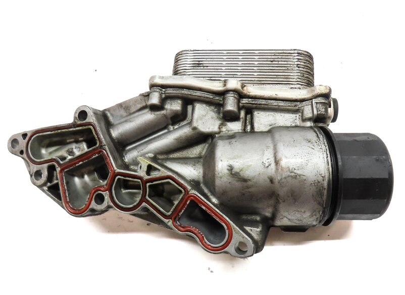 Thumbnail 6: 06-12 C ML S SLK CLK W204 W164 W221 3.0L 3.5L ENGINE OIL COOLER & FILTER HOUSING