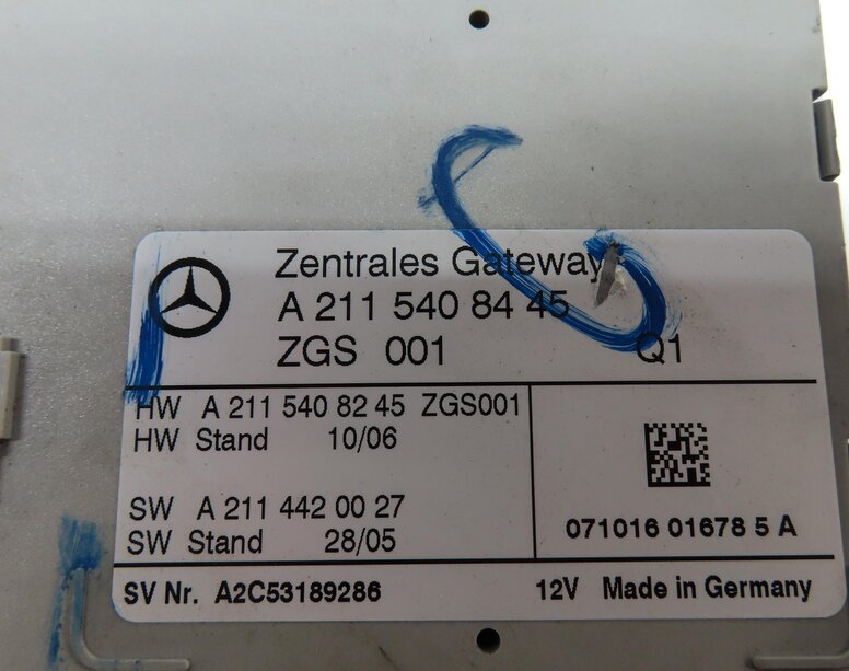 Thumbnail 4: 2008 MERCEDES CLS63 AMG ///AMG (W219) GATEWAY BODY CONTROL MODULE 2115408445