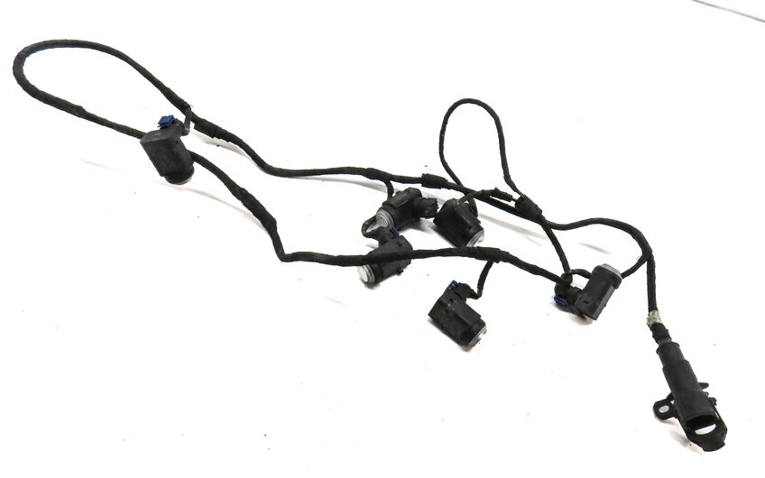 2008 MERCEDES CLS63 AMG ///AMG W219 FRONT PDC SENSOR SET6 SILVER & WIRE HARNESS