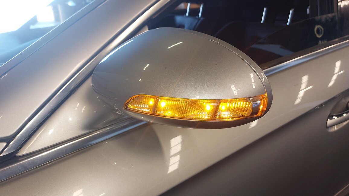 Thumbnail 2: 06-08 MB CLS55 CLS500 CLS550 CLS63 (W219) LEFT HEATED AUTODIM DOOR MIRROR SILVER