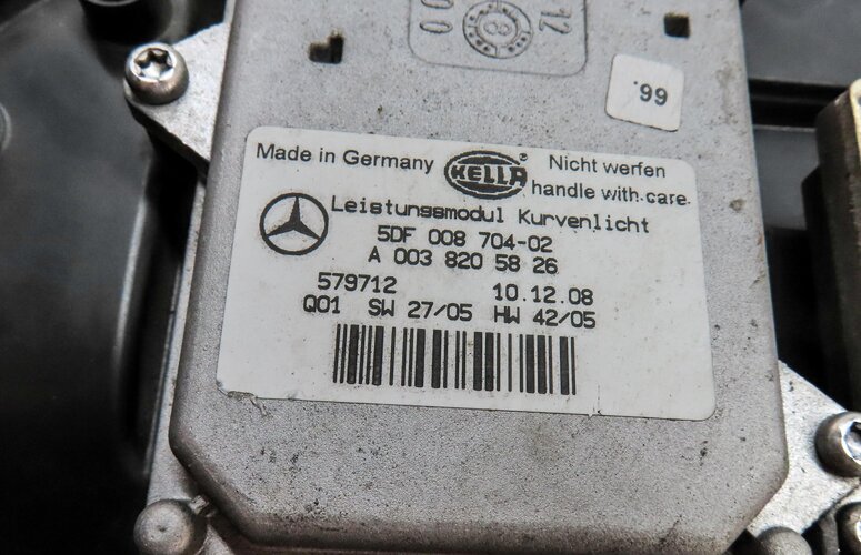 Thumbnail 7: 06-10 MERCEDES CLS55 CLS63 CLS500 CLS550 (W219) LEFT FRONT Bi-XENON HEADLIGHT